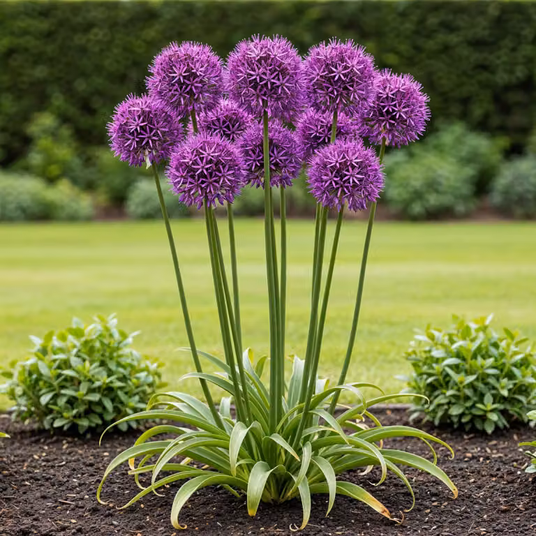 Bulbi da fiore Exotenherz - Porro ornamentale Allium Purple Rain ( 40 pezzi)