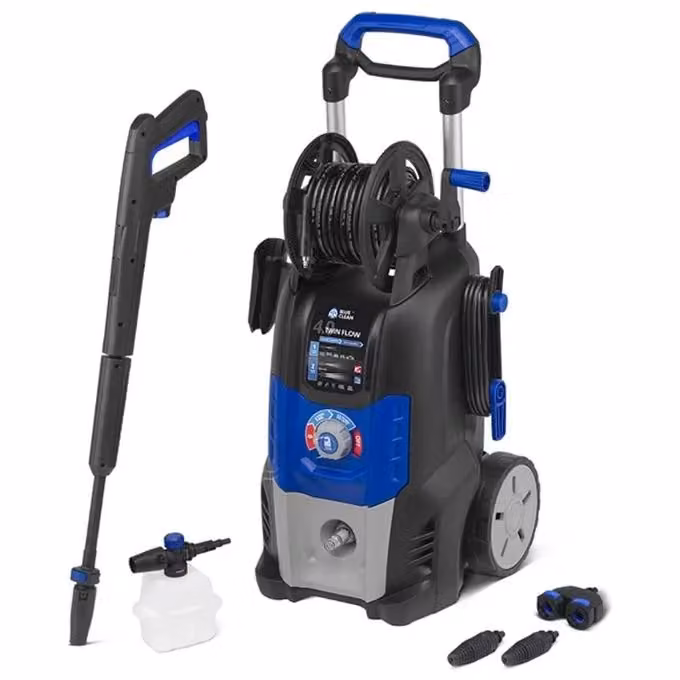 Idropulitrice ad acqua fredda AR Blue Clean 4.0 Dts colore Blu con potenza 2500W, pressione 150Bar e portata 810L/h – 3