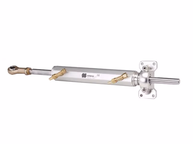 Cilindro Ultraflex UC116-I in alluminio color argento