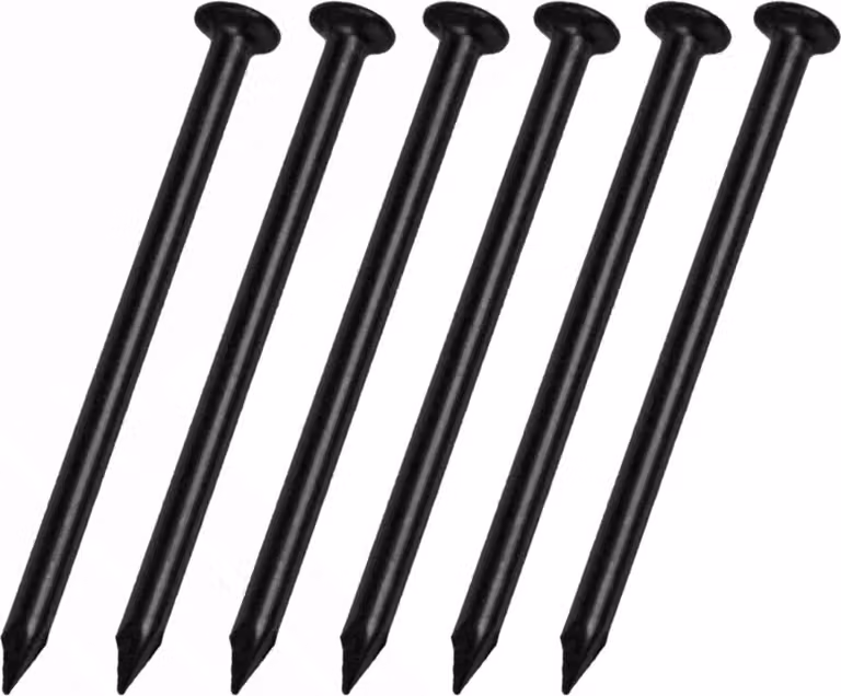 Set di 325 chiodi in acciaio (2.0x30 mm, neri)