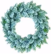 Corona di Natale Amicasa Verde Innevato Diametro: 40 cm