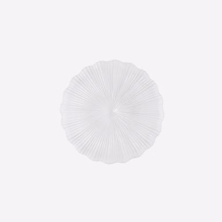 Lampada da soffitto LED bianca da 40W, modello SPRING, con telecomando incluso e connessione Wi-Fi, diametro 50 cm.