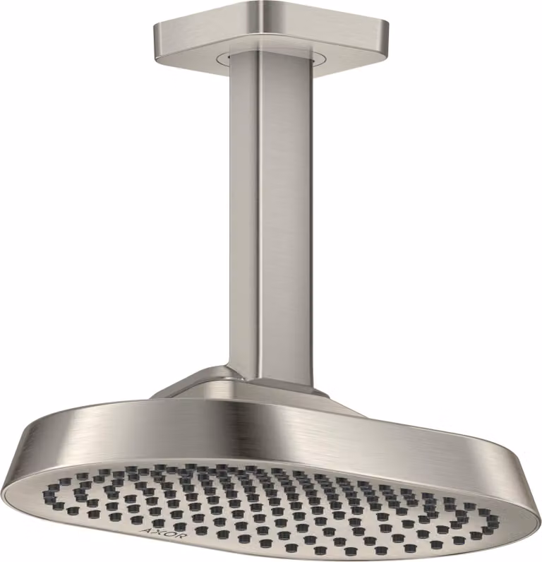 hansgrohe AXOR ShowerSphere Douche de tête 250/160 1jet EcoSmart avec raccordement au plafond, 39764800, 39764800