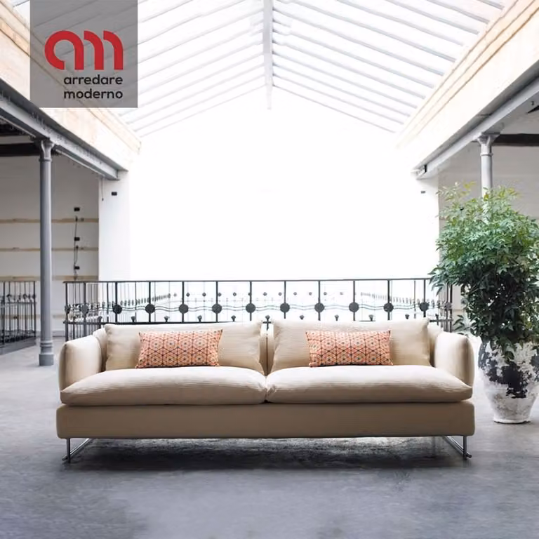 Divano Shanghai Tip Moroso 2 e 3 posti lineare