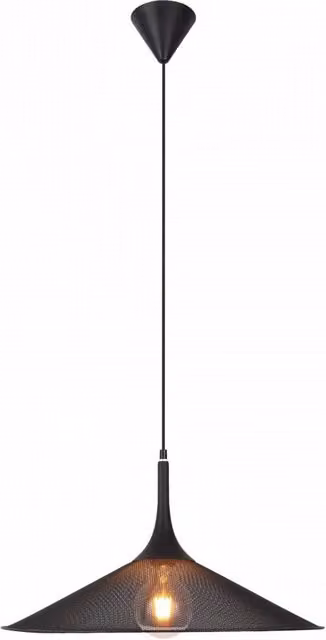 Lampada a sospensione Candellux Kiruna Ø50 nera E27