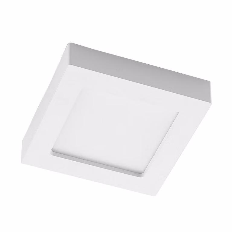 Prios Plafoniera LED Alette, bianca, 17,2 cm, dimmerabile