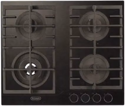 Piano cottura gas DeLonghi NKL 460 NCM FG 60 cm 4 bruciatori