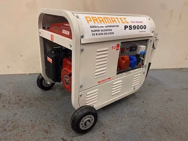 Generatore a benzina - 2,3 kW - Serbatoio da 15 litri - Design elegante - Ideale per campeggio e cantieri