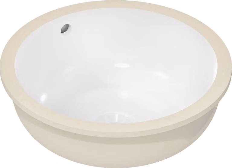hansgrohe Xuniva S lavabo à encastrer, Smart Clean, avec trop-plein, sans trou pour robinet, 400x400mm, blanc, 61046450, 61046450
