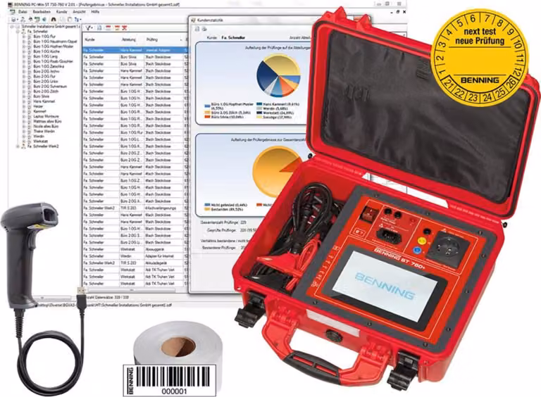 Tester per apparecchi Benning ST 760+SET | 050335