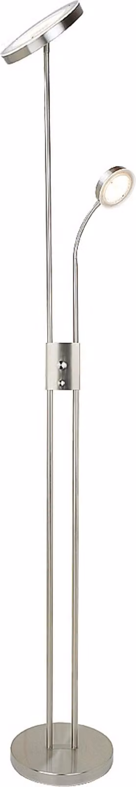 Lampada a stelo cromata con lampada da lettura a LED 18,5W + LED 4,5W Ophus 3239 Rabalux