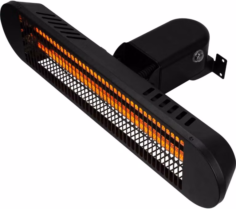 Riscaldatore a infrarossi da parete, con telecomando e potenza di 2000W