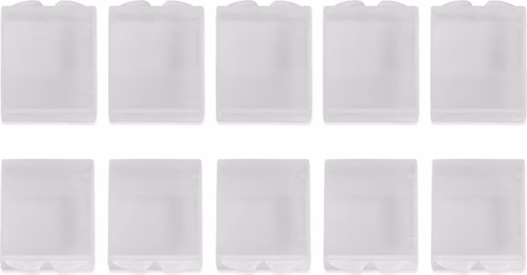 Contenitore per batterie, scatola in plastica con timpano e resistente per conservare le batterie in casa Batterie