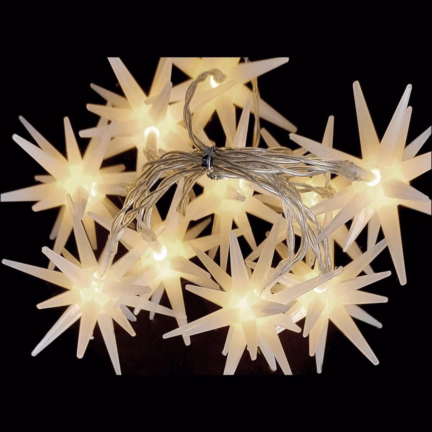 LED finestra fata luci 10 stelle luci di Natale batteria