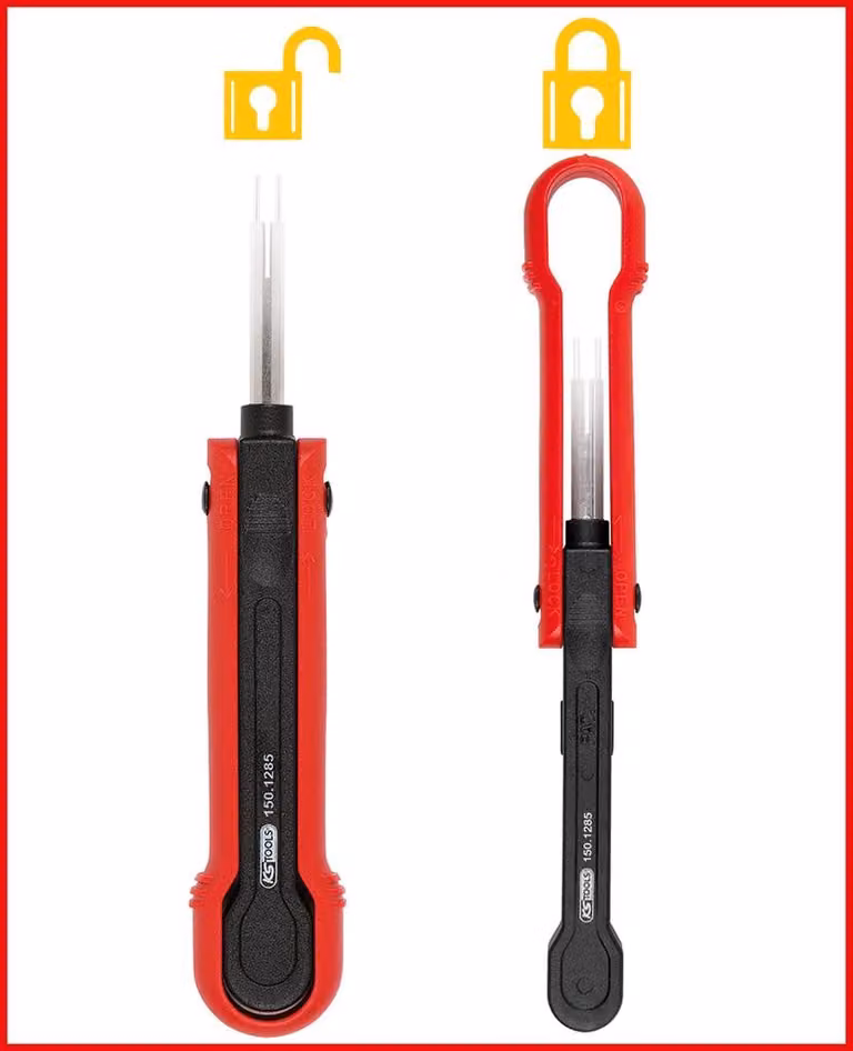 KS TOOLS Attrezzo di sblocco con 2 chiusure - 150.1297