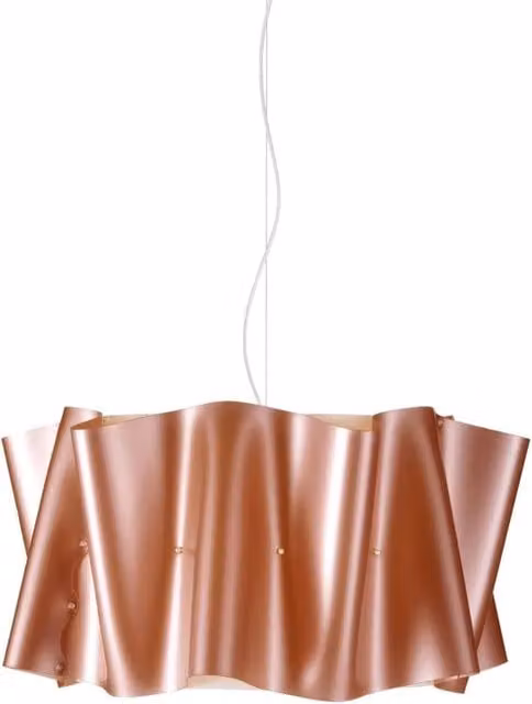 Lampadario Sospeso Moderno Folio Polilux Linea Zero in Rame e Metallo Cromo con 3 Luci E27 – 1