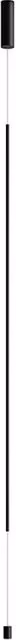 Daisho Sospensione Verticale LED 28W 3000K CRI90 IP20 - Lampadario Design in Alluminio Finitura Nero - Rossini Illuminazione