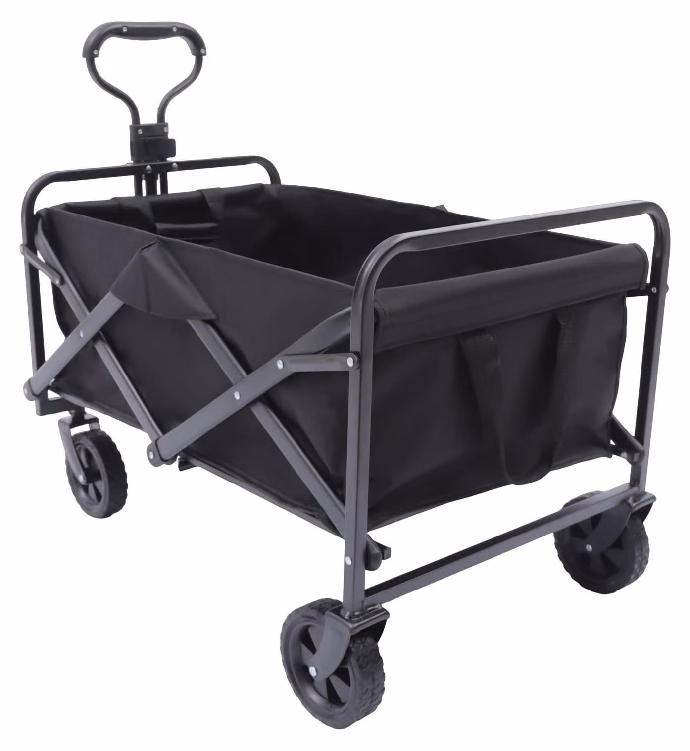 Carrello da giardino pieghevole con una capacità di 80 kg