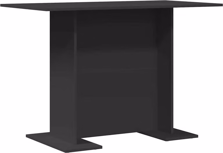 Tavolo da pranzo Nero 110 x 60 x 75 cm Legno multistrato
