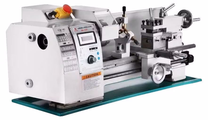 Tornio per metalli, alta precisione, applicazioni versatili, 8x16 pollici, 750W; 8x16 pollici, 750W