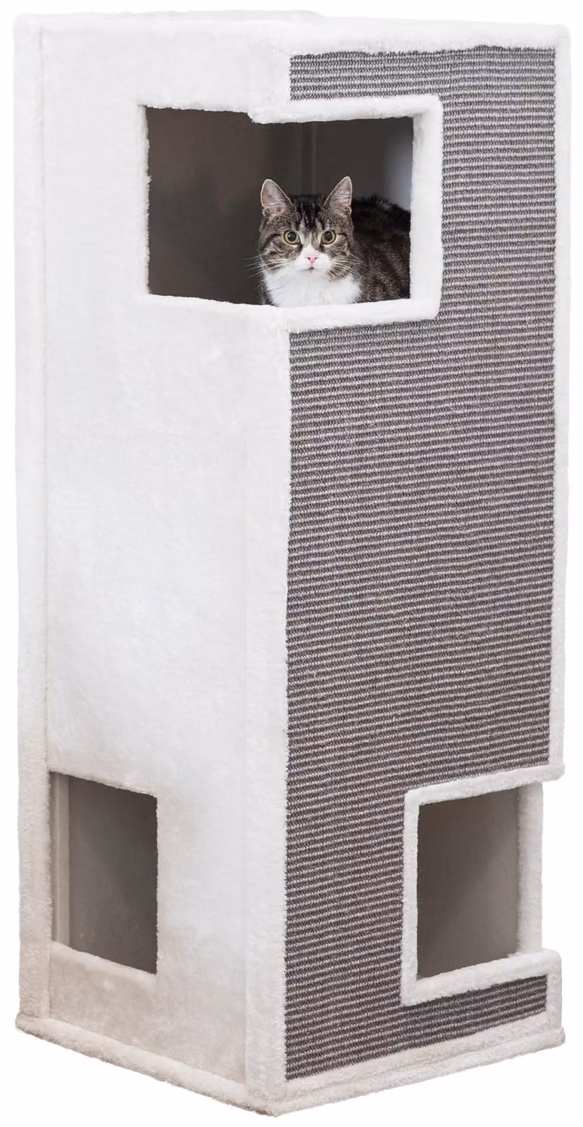 Torre tiragraffi Trixie Gerardo 100 cm Grigio Grigio Taglia Unica