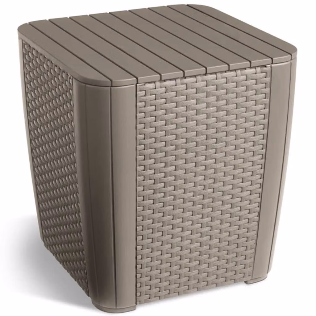Tavolo da giardino Luzon Flat - 39 x 39 x 42,5 cm - cappuccino