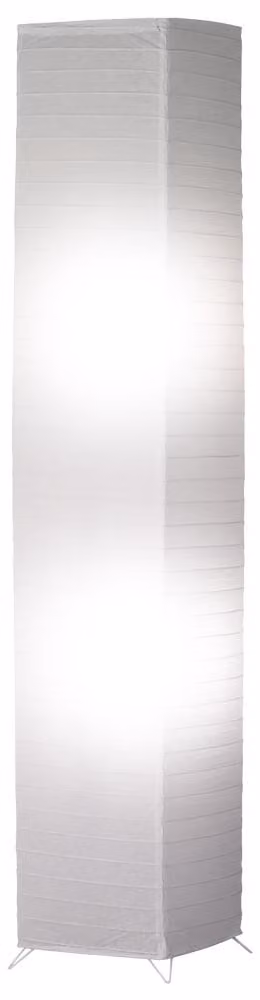 Elegante lampada da terra a LED in carta BAMBOO