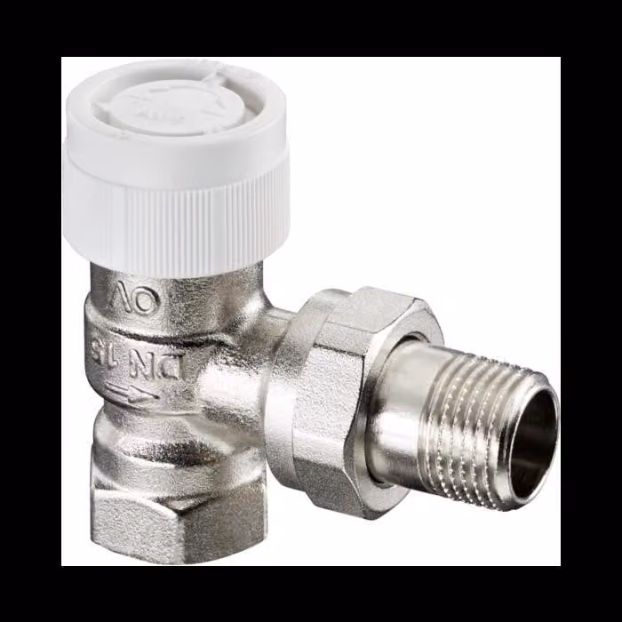 Valvola termostatica Oventrop serie AV 9 1183706 DN 20, 1,3 kv, angolare, ottone nichelato