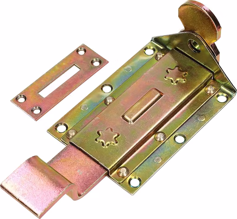 KOTARBAU® Bullone di bloccaggio 200 mm a gomito Giallo zincato Universale