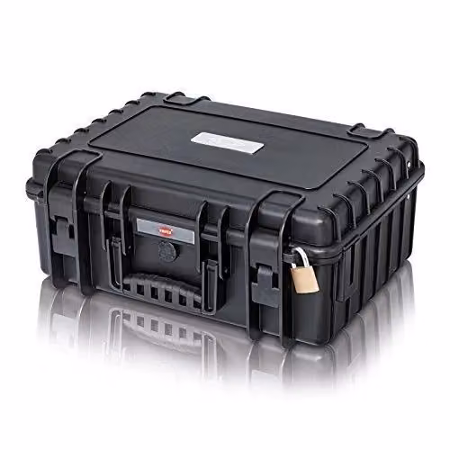 Valigia Porta Attrezzi Knipex in Plastica e Alluminio Impermeabile, colore Nero, L/P/H: 47,0 x 37,0 x 19,0 cm – 2