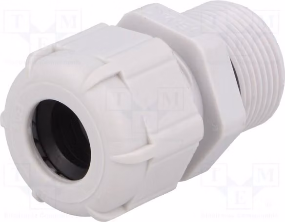 1 x Raccordo per cavo grigio, modello BM4016L n, grado di protezione IP68, con filettatura allungata