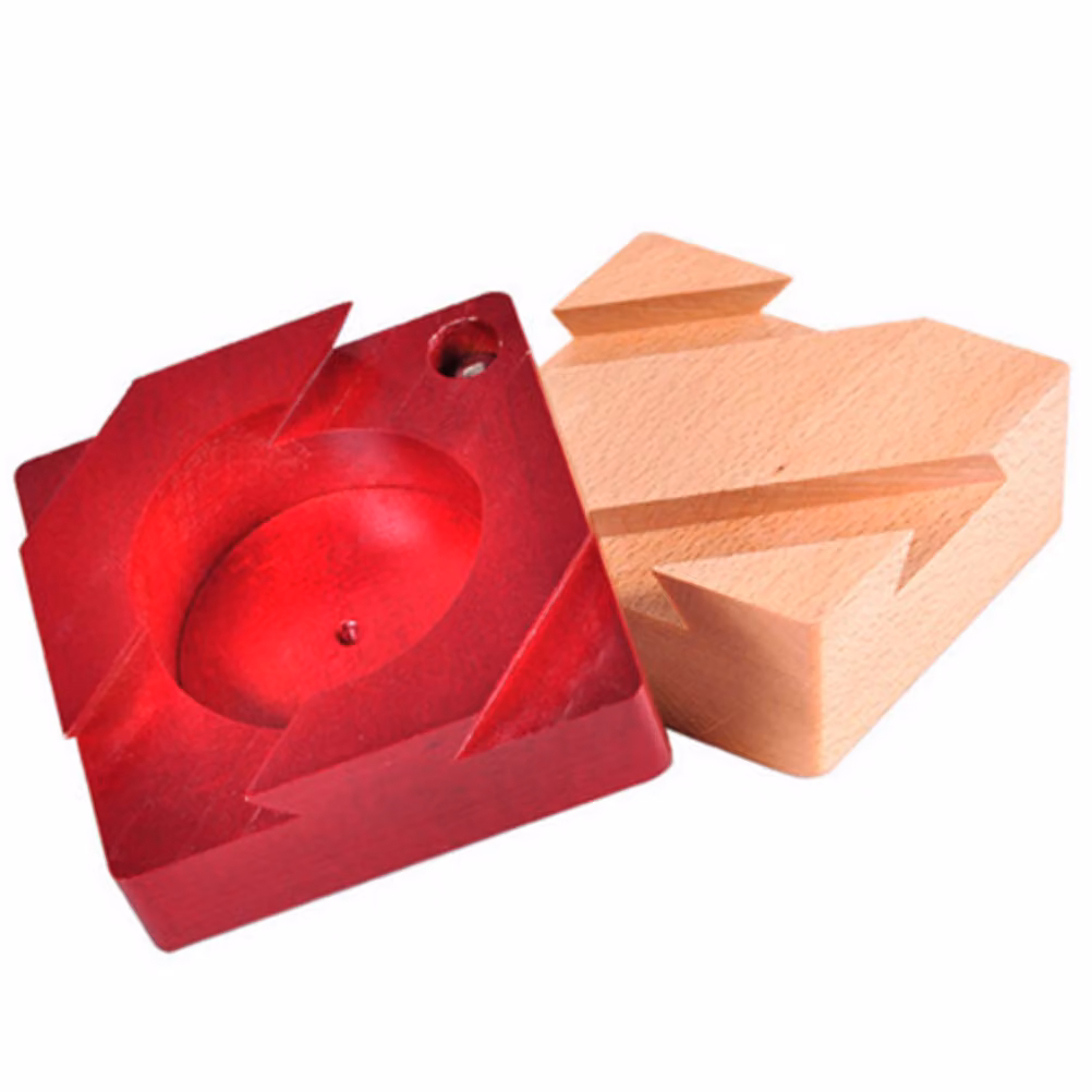 Scatola magica di legno per puzzle, scatola del castello per puzzle