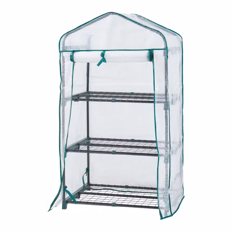 Serra 'Chaam' a 3 ripiani 125x69x49cm Bianco