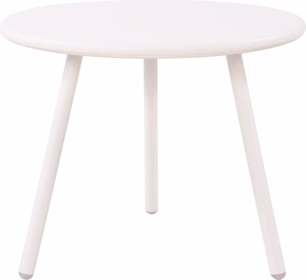 Tavolo da giardino moderno, tavolo da salotto resistente alle intemperie, design antiruggine - Resistente ai raggi UV | Colore: bianco