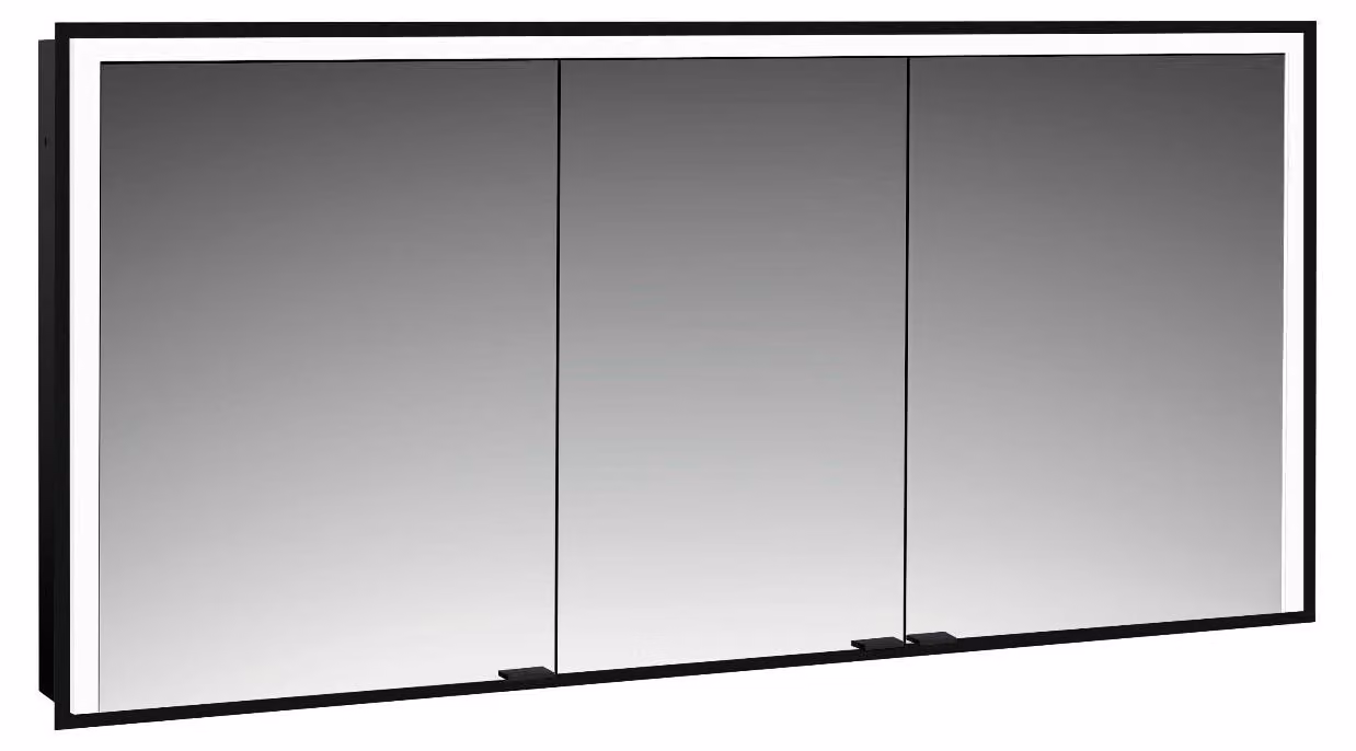 emco prime 3 armoire de toilette, 1600mm, 3 portes, modèle encastré, 949714408, 949714408
