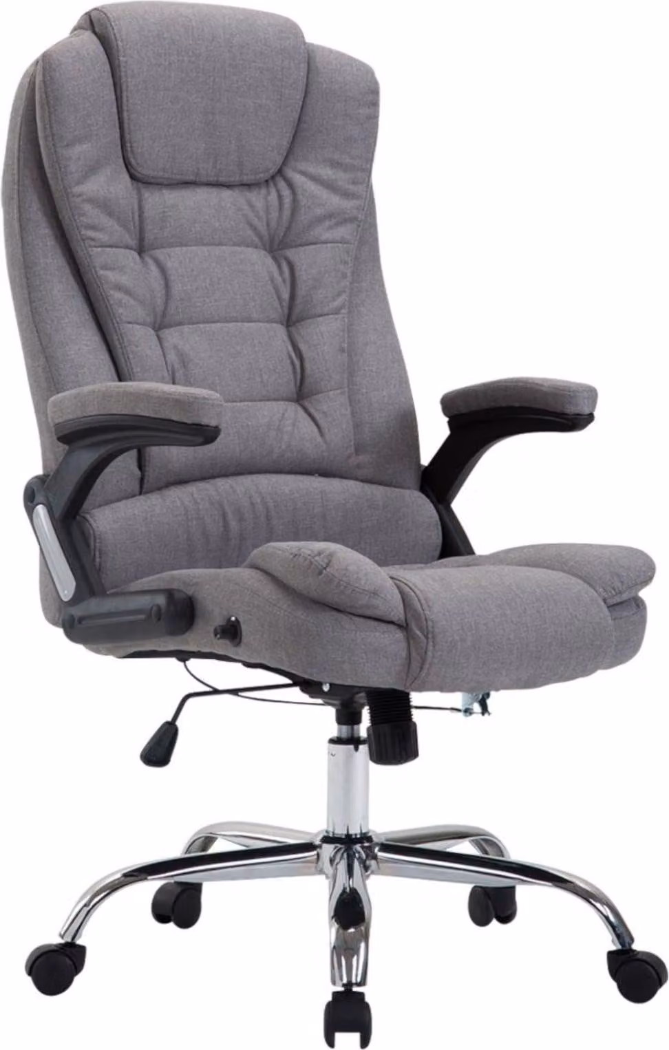 Sedia da ufficio XL - Sedia da ufficio ergonomica - Massimo comfort e sostegno | Colore: Grigio