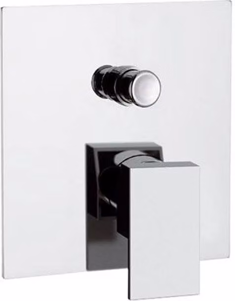 Rubinetto vasca/doccia da incasso quadro- serie q design