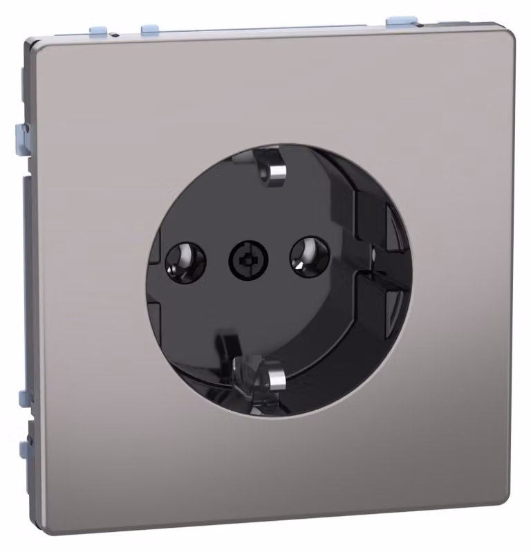 Presa di corrente Merten SCHUKO nichelmet MEG2301-6050
