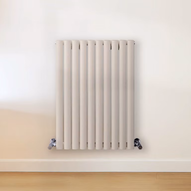 Radiatore di Design Orizzontale Bianco (Pearl Bianco) - 800mm x 590mm - Pannello Doppio  - Revive