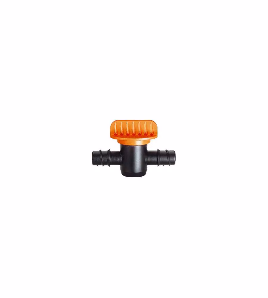 Rubinetto Claber per tubo collettore dritto 1/2" multicolore