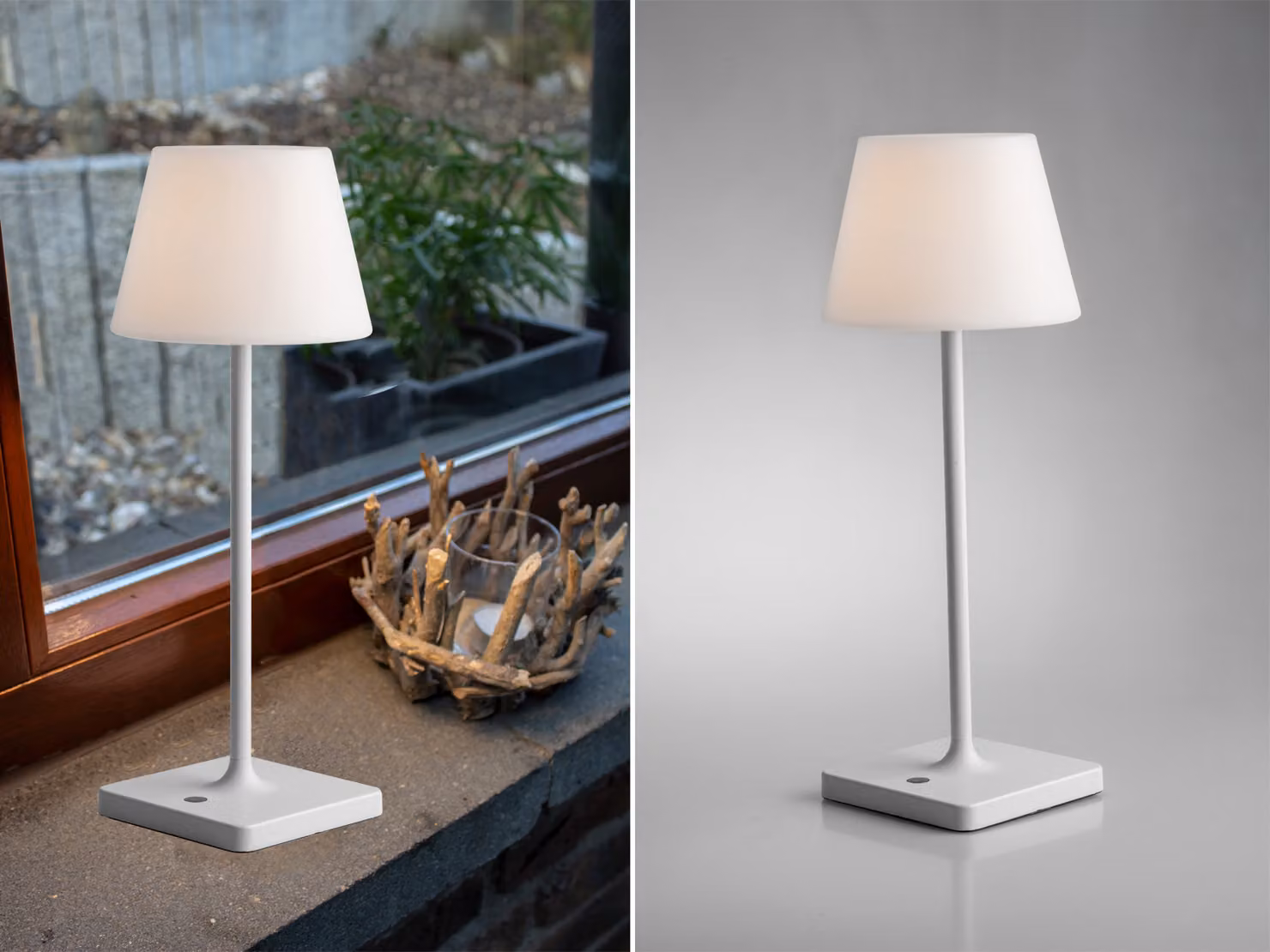 Lampada da tavolo a LED per esterni JAMMIN Bianco