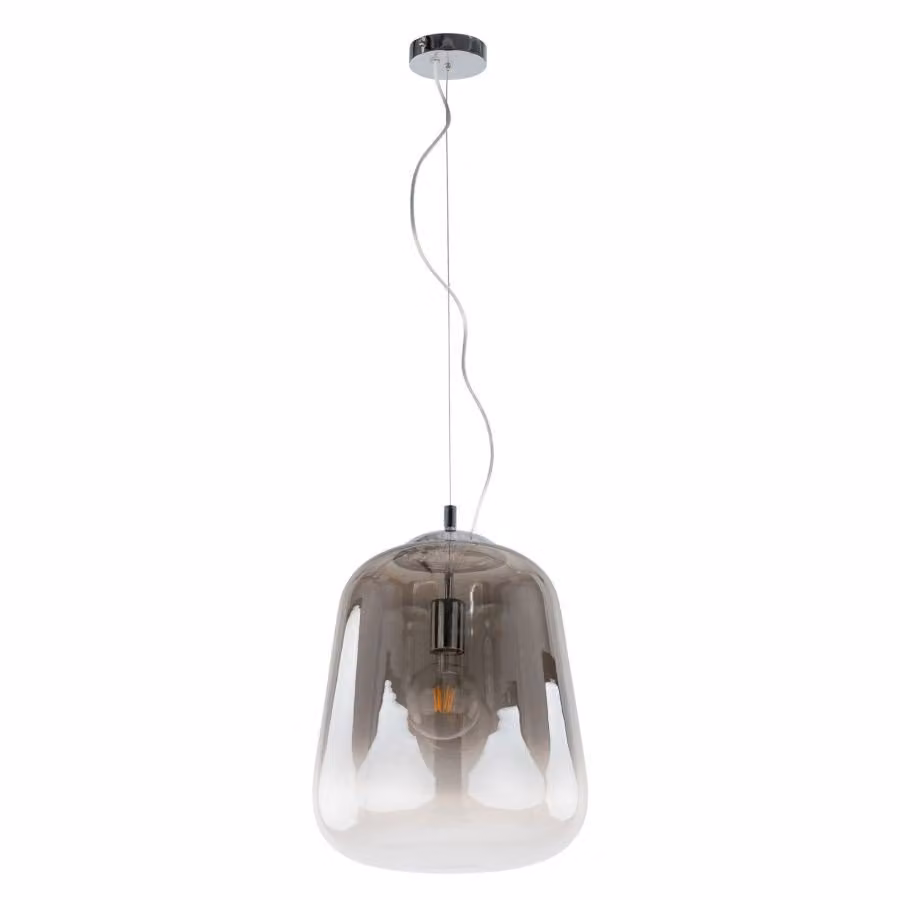 Italux Lanila, lampada a sospensione moderna fumé MD-1712-4