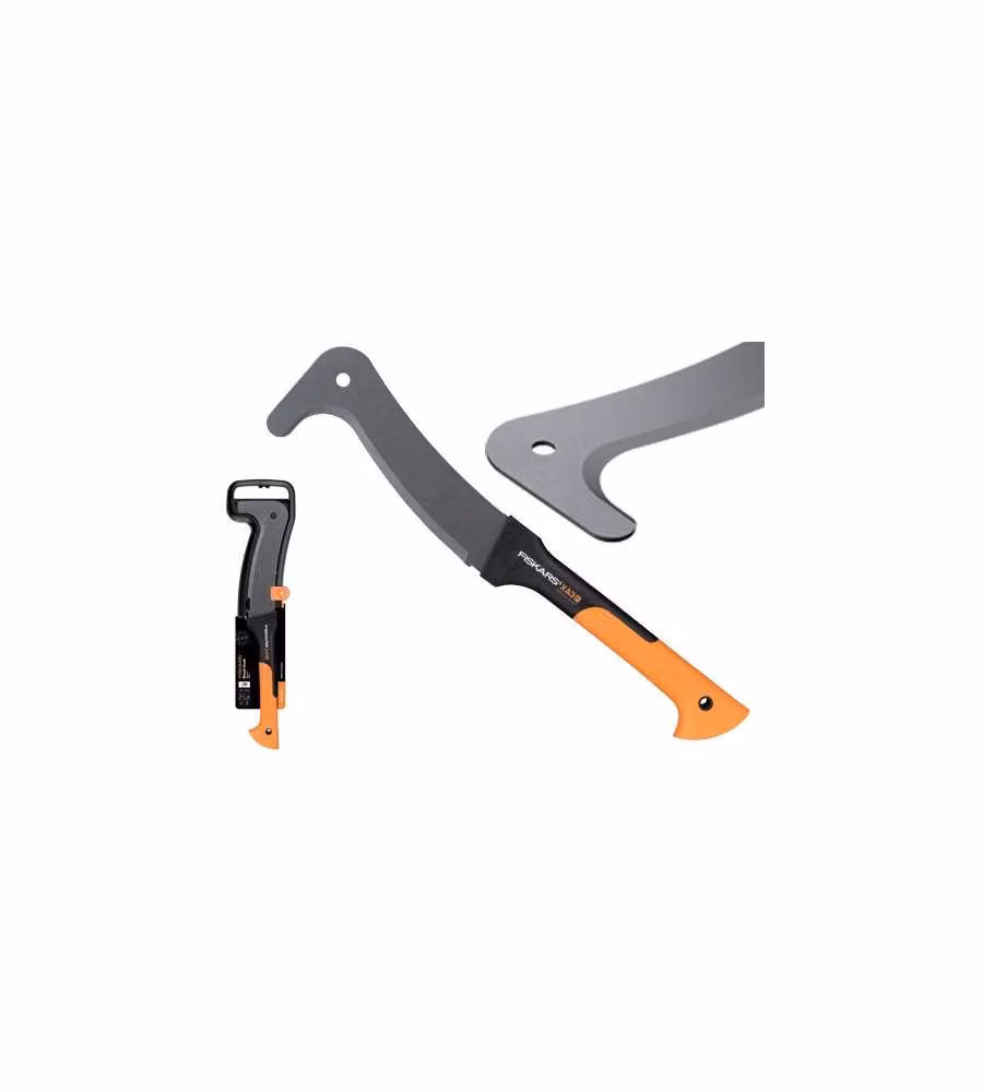 Roncola Fiskars Woodexpert XA3 con manico in fibra e lama in acciaio multicolore, Lunghezza: 50,5 cm – 2