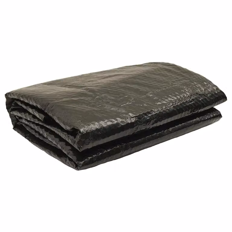 Copertura termica solare per piscina rotonda vidaXL, colore nero, diametro 356 cm