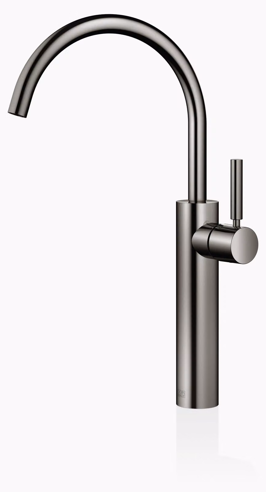 Dornbracht META Mitigeur monocommandé pour lavabos avec pied surélevé, sans garniture d'écoulement, saillie 201mm, 33534661-19, 33534661-19