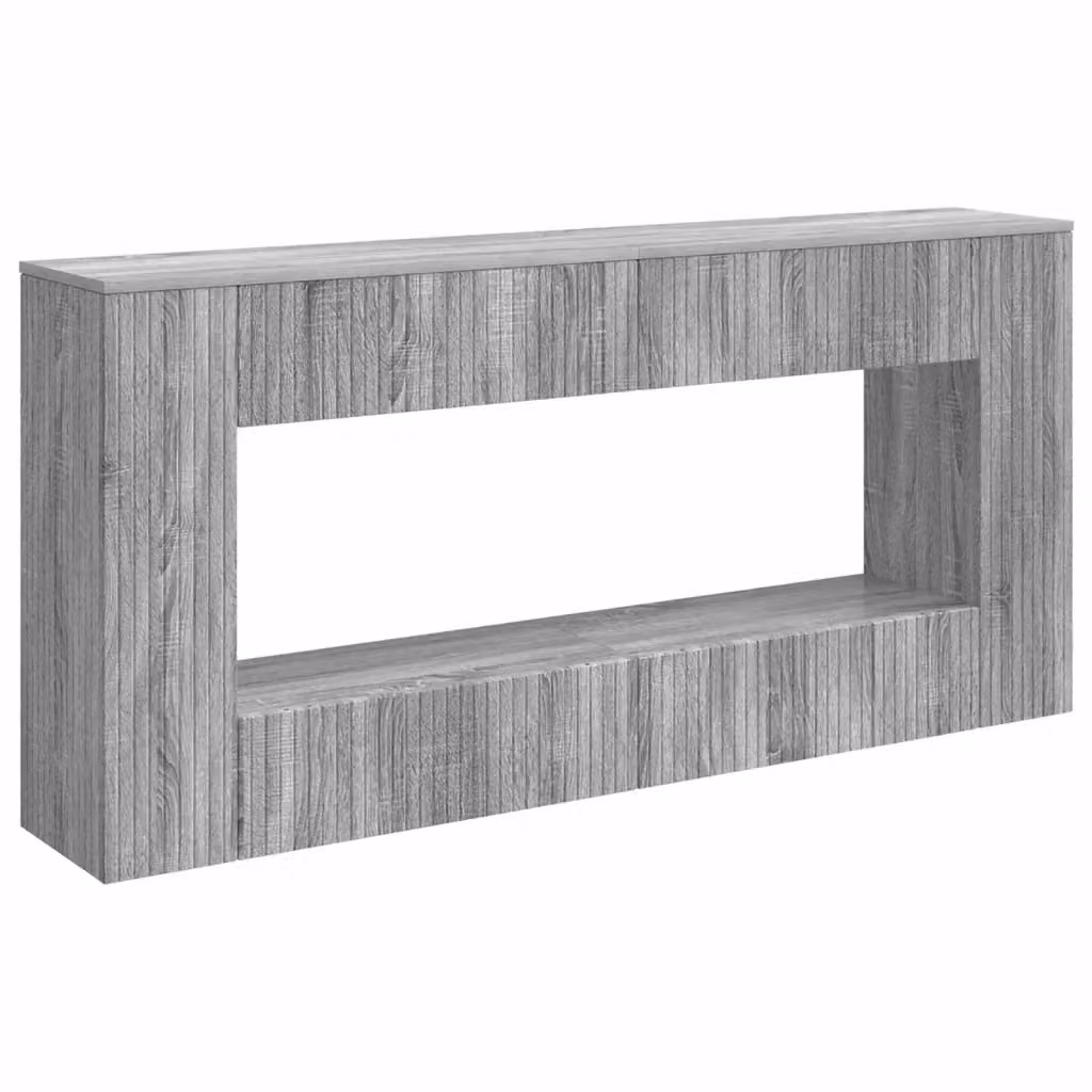 Tavolo consolle moderno vidaXL in legno grigio L: 155 cm, P: 29 cm, H: 74 cm – 2