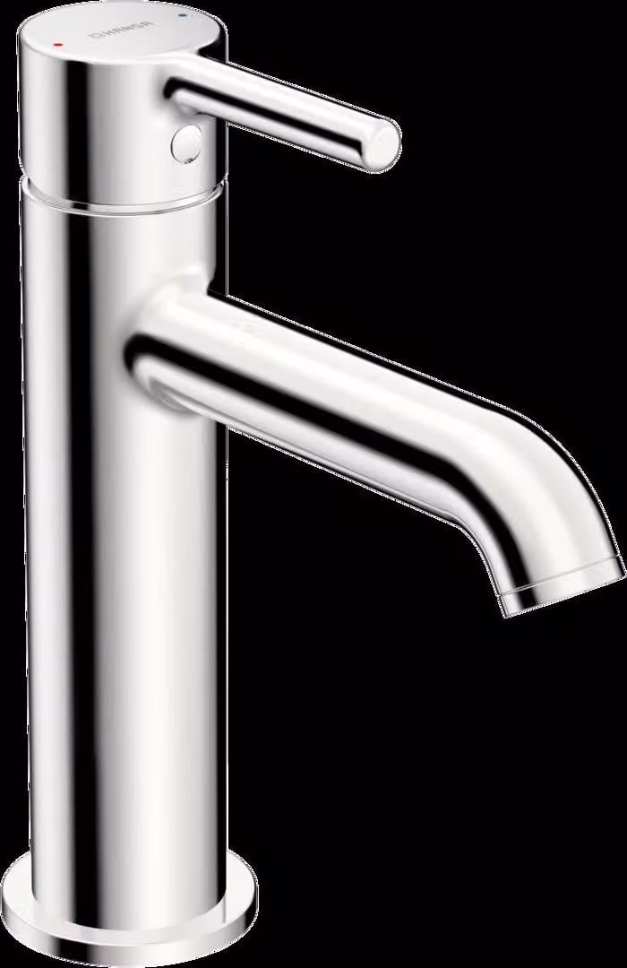 HANSA HANSAVANTIS Style Mitigeur de lavabo ECO, levier à goupille, sans garniture de vidage, saillie 133mm, chromé, 543722070005, 543722070005
