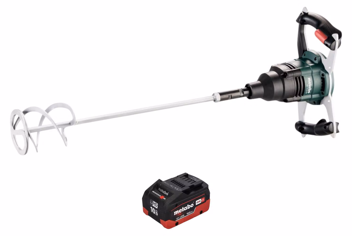Metabo RW 18 LTX 120 Agitatore a batteria 18 V 40 l capacità di miscelazione 1x batteria LiHD 10,0 Ah - senza caricatore