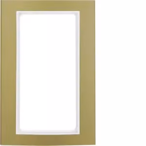 Berker 13093046 Cornice con ampia apertura in alluminio, oro/bianco polare Berker B.3