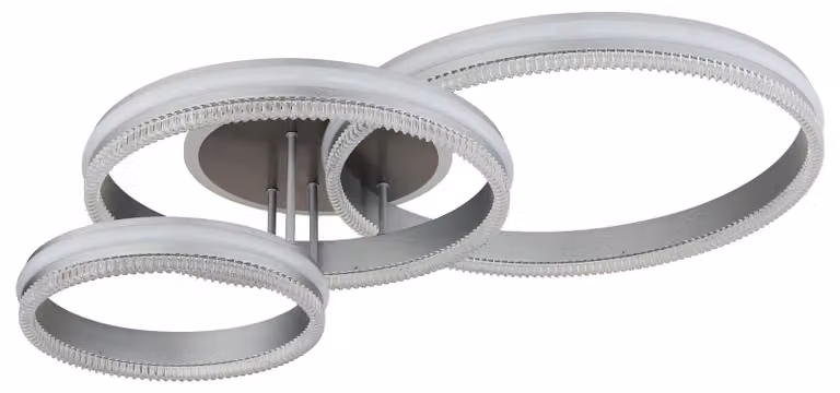 Lampada da soffitto a LED FRANCINE, nera, dimmerabile, con funzione di memoria, larghezza 79,5 cm